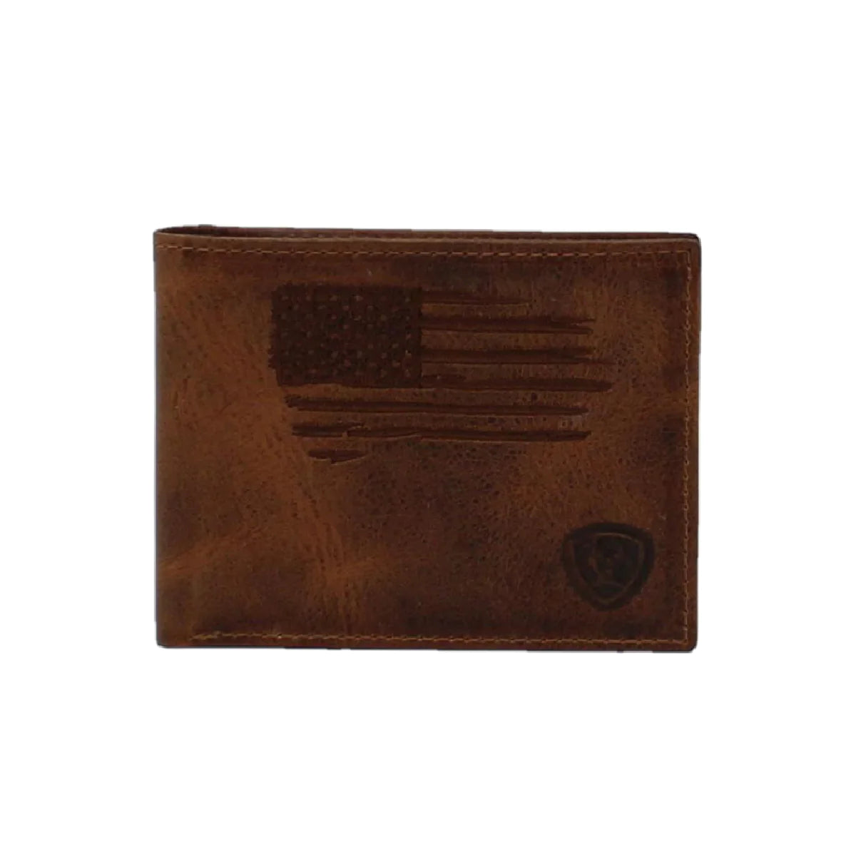 5602 Ariat Men's USA Flag Bi-fold Wallet