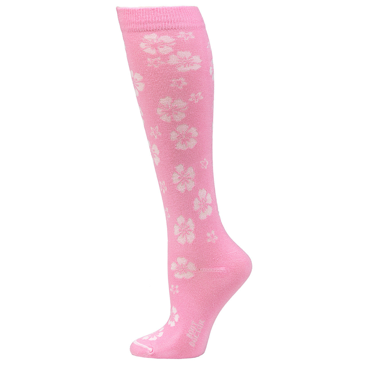 0418730 Boot Doctor Hibiscus Flower Socks