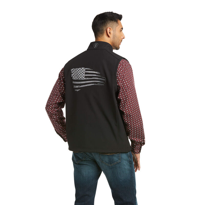 7559 Ariat Men's Logo 2.0 Patriot Softshell Vest