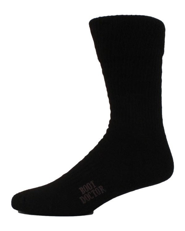0497406 Boot Doctor Men's Polyester Comfort Crew Sock