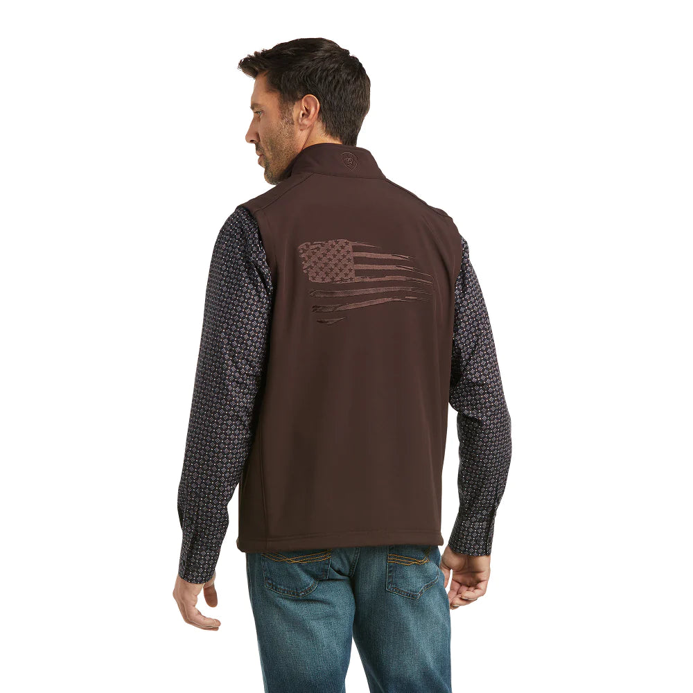 7560 Ariat Men's Logo 2.0 Patriot Softshell Vest