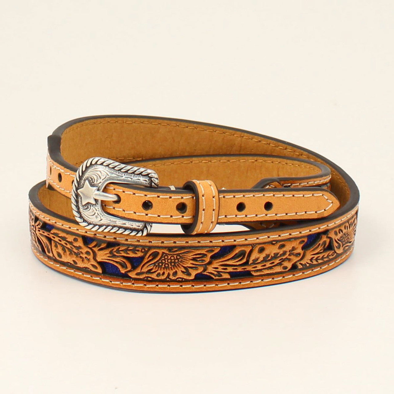 5227 M&F Western Tooled Floral Hatband