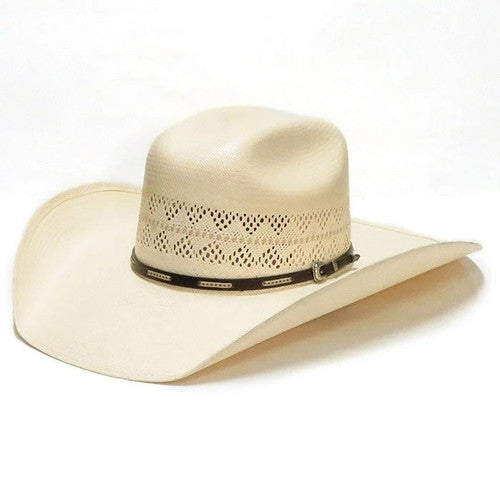 10X Larry Mahan Buckhorn Straw Hat
