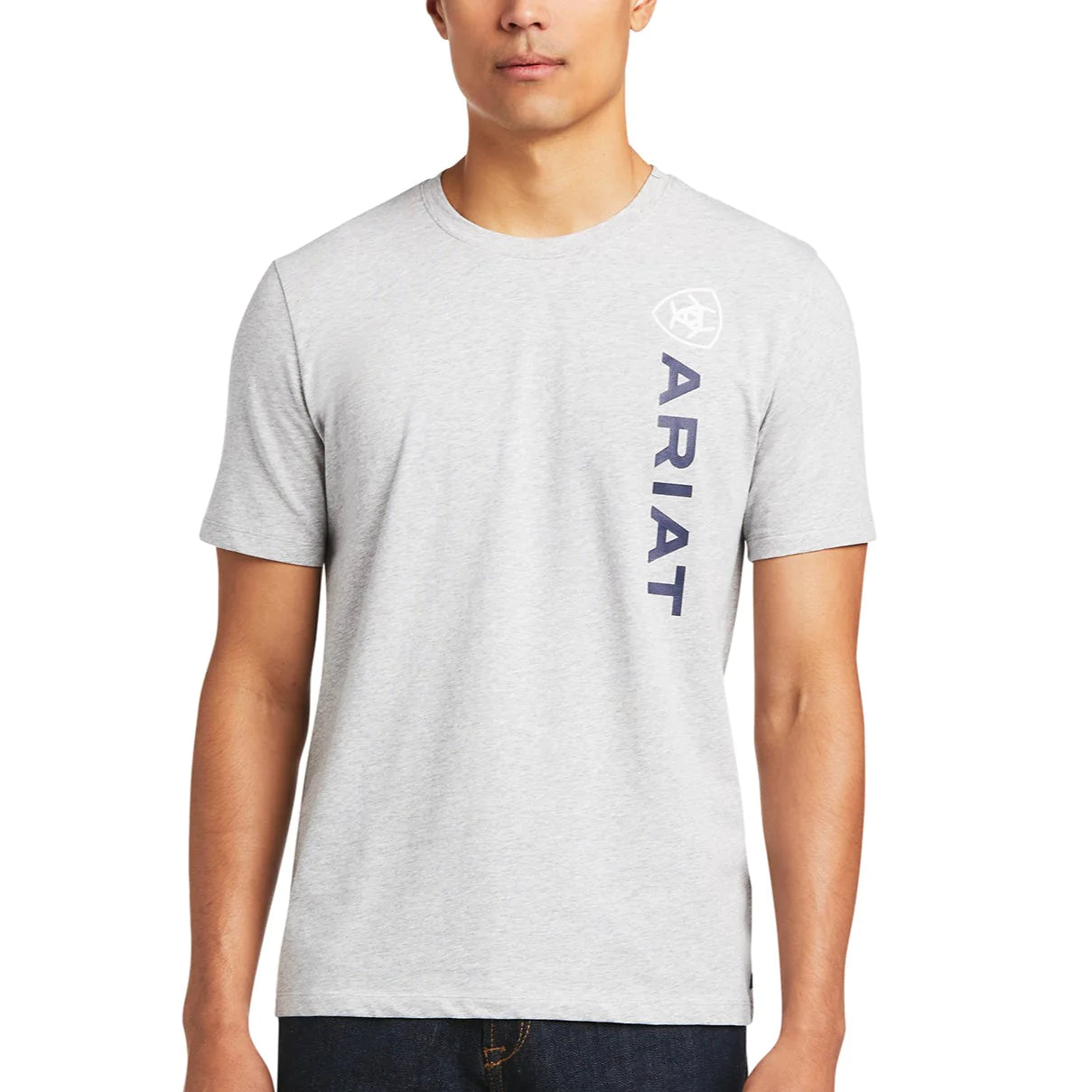 9193 Ariat Men's Vertical Logo T-Shirt