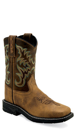 WB1010 Old West Square Toe Boots