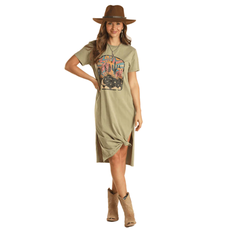 2036 Rock & Roll Women's T-Shirt Dress