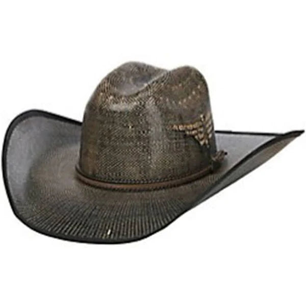 5256 Justin Bent Rail Fenix Straw Hat