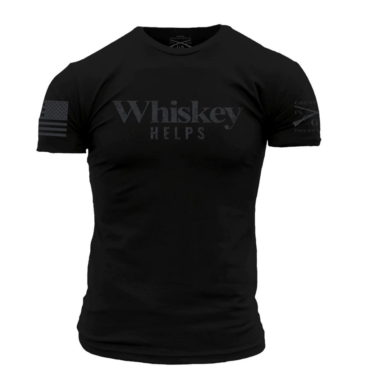 2598 Grunt Style Men's Whiskey Helps Shirt